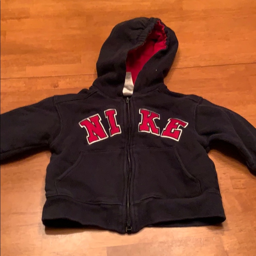 Hooded zip up sweatshirt